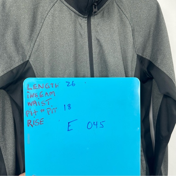 The North Face Womens Full Zip Jacket Gray Black Deloitte Fleece Lined Medium - Picture 9 of 9